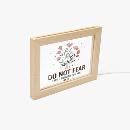 Do Not Fear Christian Wooden Framed Acrylic Ornament - ClaimedbyGodDesigns