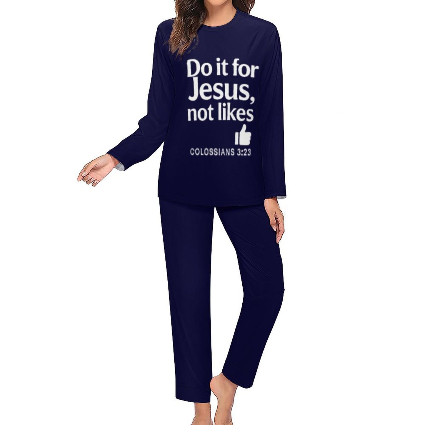 Do It For Him Women's Christian Pajamas - ClaimedbyGodDesigns