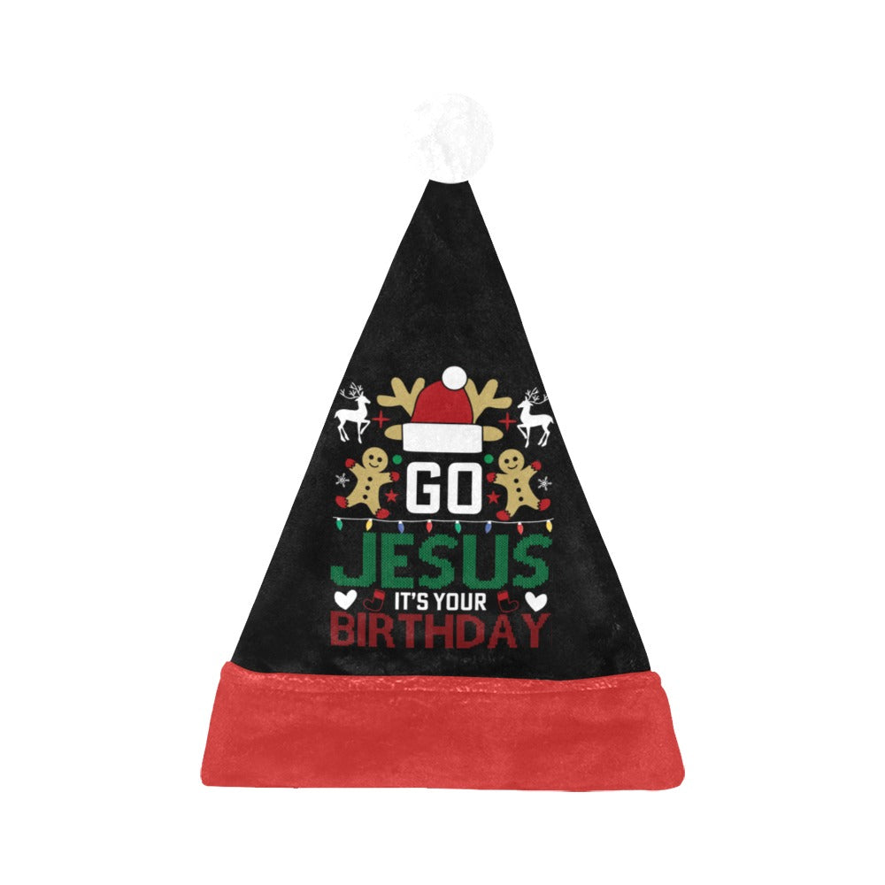IT'S YOUR BIRTHDAY Christian Christmas Santa Hat