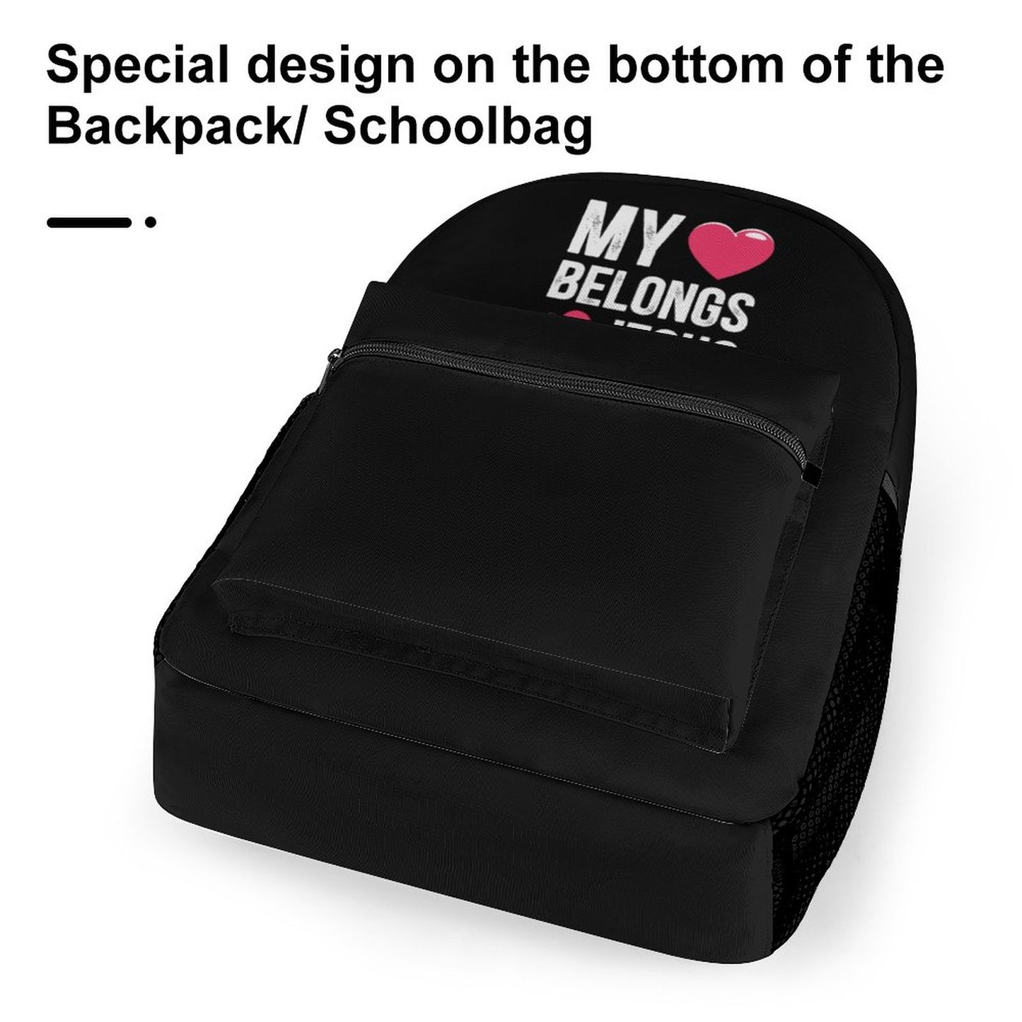 My Heart Belongs To Jesus Christian Children's School Backpack