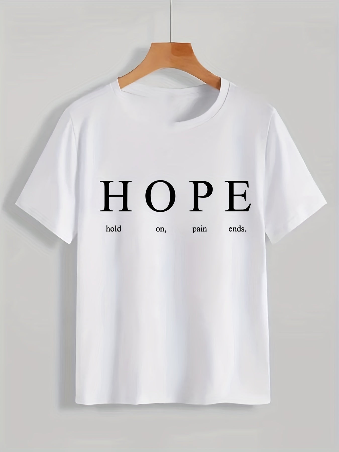 HOPE: Hold On Pain Ends Women's Christian T-shirt claimedbygoddesigns