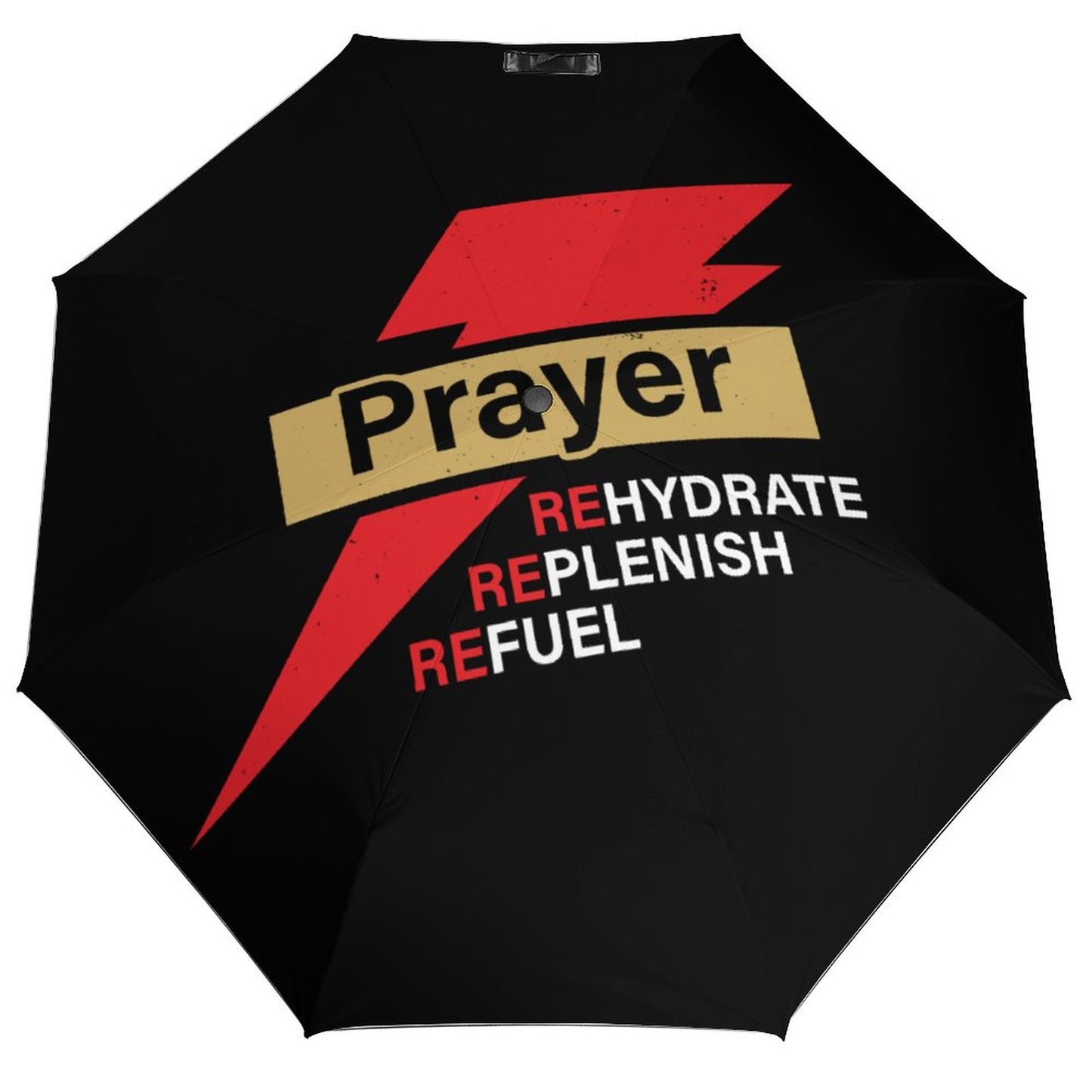 Prayer Rehydrate Replenish Refuel Christian Umbrella