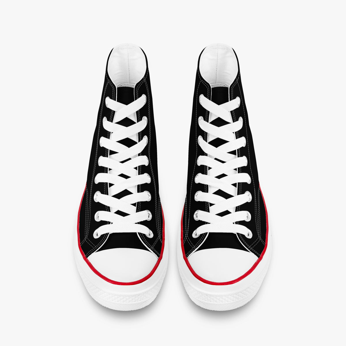 Christ In Every Fiber unisex Christian high-top canvas sneakers, view 2