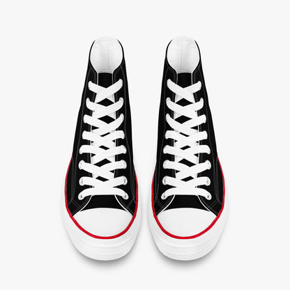 Christ In Every Fiber unisex Christian high-top canvas sneakers, view 2