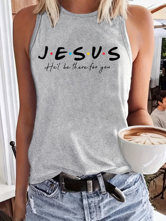 Jesus He'll Be There For You Women's Christian Tank Top claimedbygoddesigns