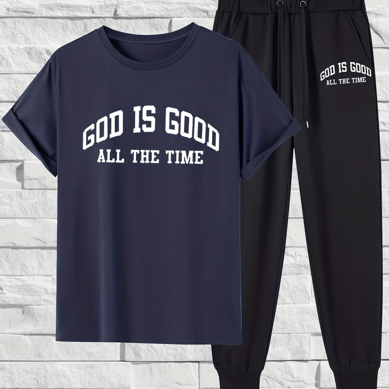 GOD IS GOOD Men's Christian Casual Outfit claimedbygoddesigns