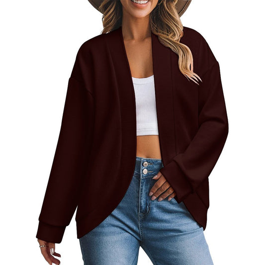 Broken But Chosen Women's Christian Drop Shoulder Cardigan - ClaimedbyGodDesigns