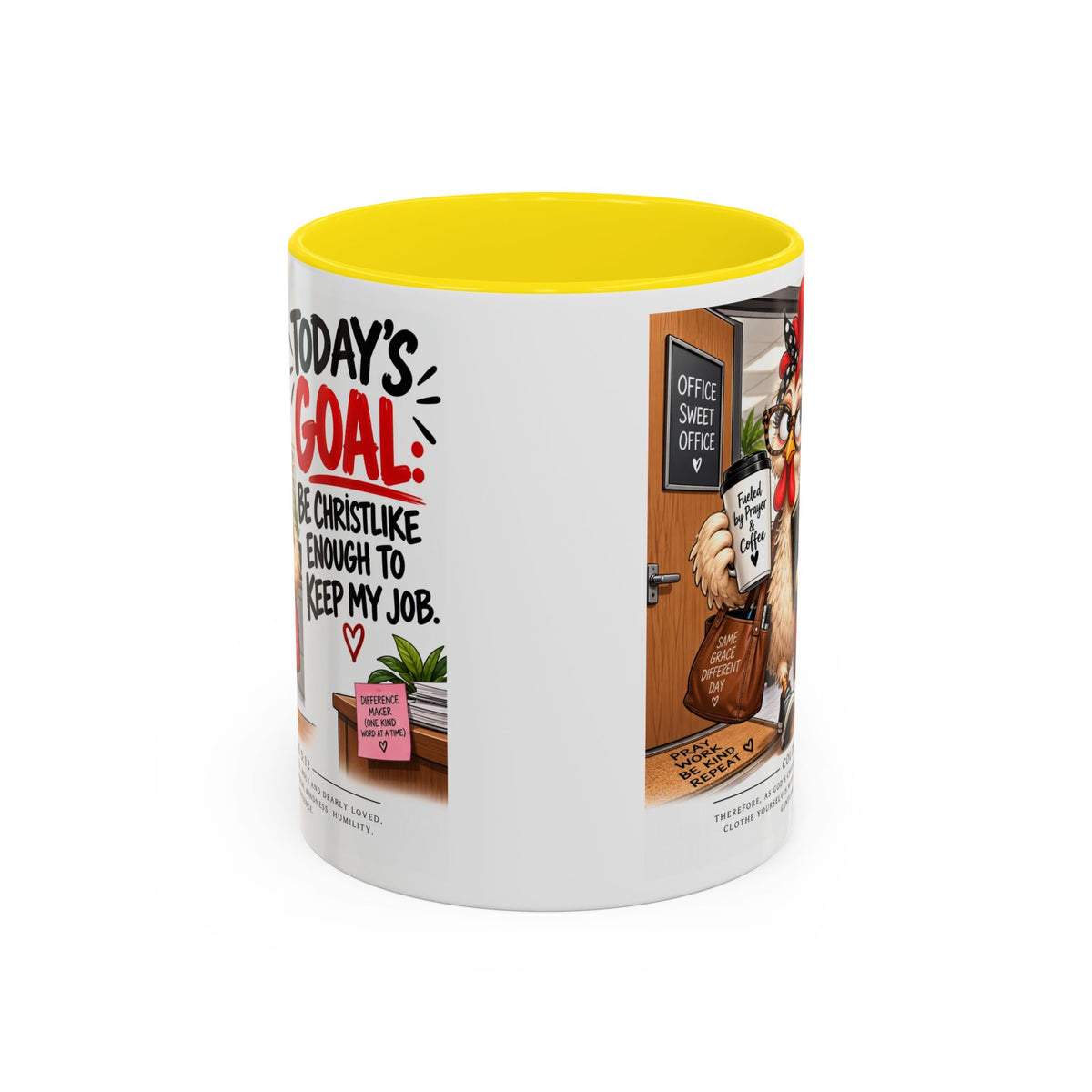 Today's Goal Christian Coffee Mug – Be Christlike Inspirational Bible Verse Mug
