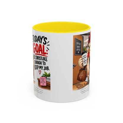Today's Goal Christian Coffee Mug – Be Christlike Inspirational Bible Verse Mug