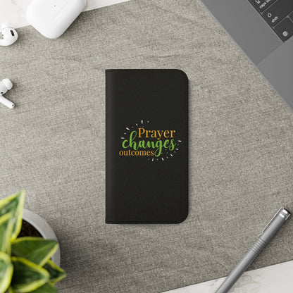 Prayer Changes Outcomes Phone Flip Cases - ClaimedbyGodDesigns