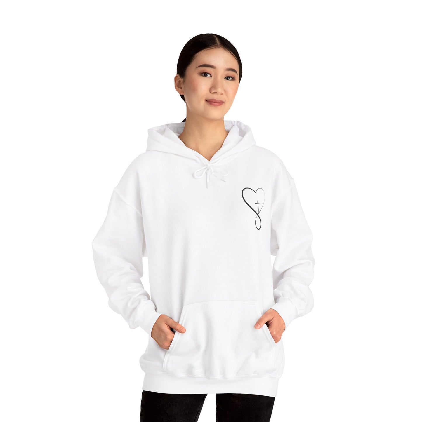 Chosen (angel wings) Women's Christian Hooded Pullover Sweatshirt