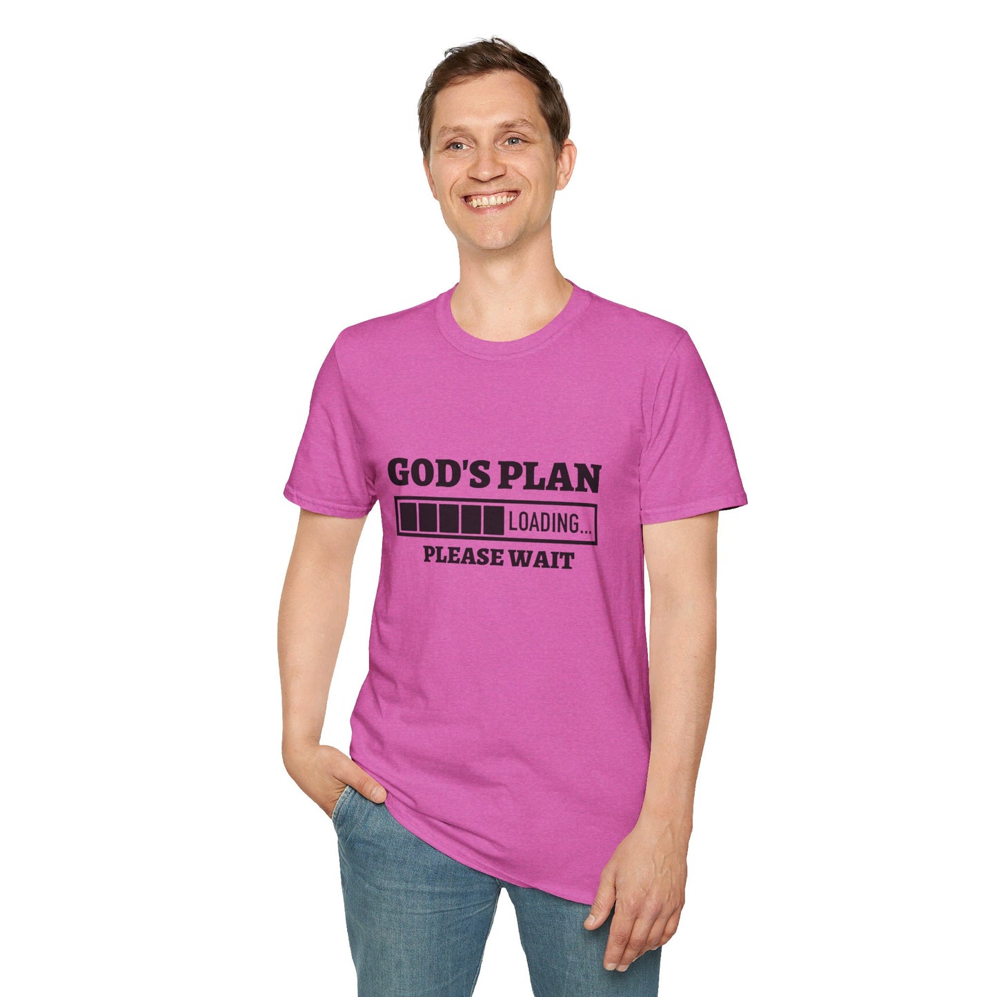 God's Plan Loading Unisex Christian T-shirt