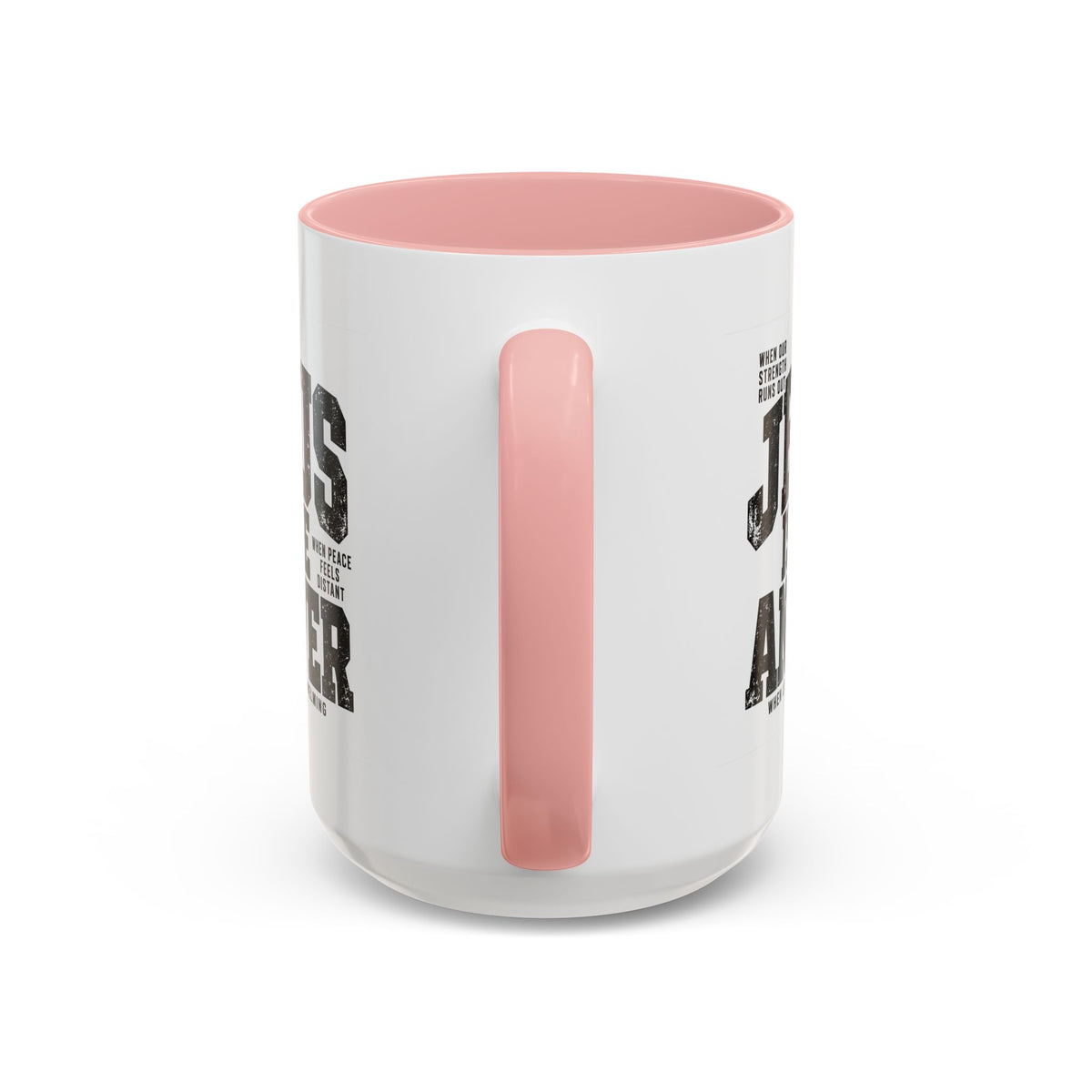 Jesus Is the Answer Christian Coffee Mug | Matthew 11:28