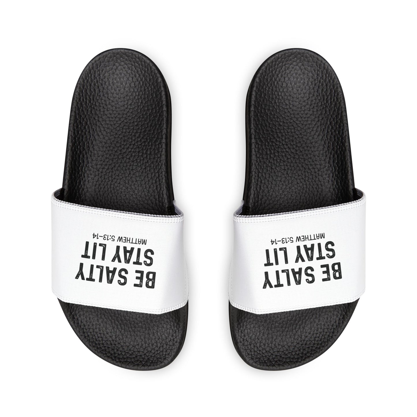 Casual Comfort Women's Christian Sandals - 'Be Salty Stay Lit' - Perfect for Summer Outings