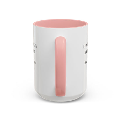 Christian Ceramic Mug- He Has Confidence In Me Accent Coffee Mug (11, 15oz)