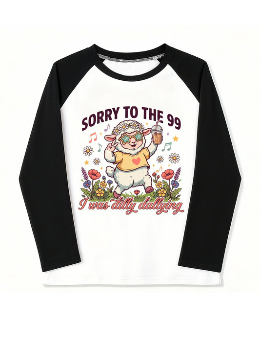 Sorry To The 99 I Was Dilly Dallying Youth Christian Christmas Plaid Pajamas