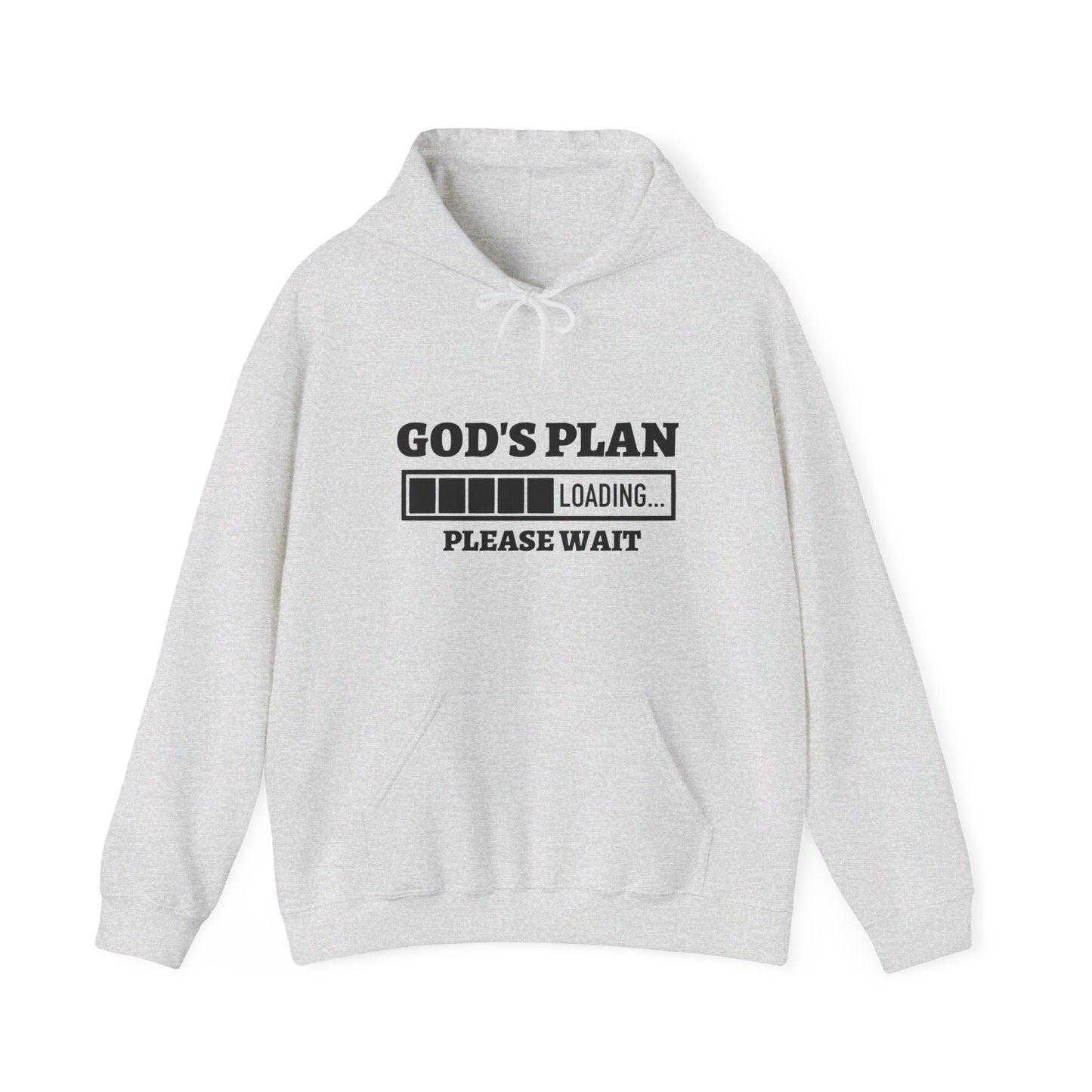 God's Plan Loading Unisex Christian Pullover Hooded Sweatshirt