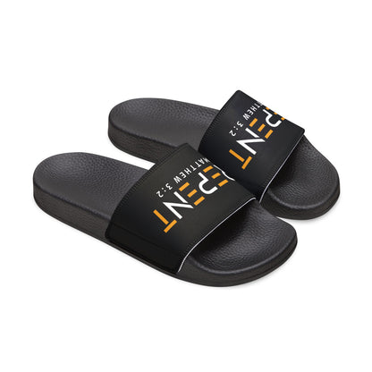 Faith-Inspired Women's Sandals, Casual Slide Sandals, Religious Footwear, Bible Verse Sandals, Summer Slide Shoes