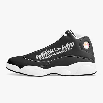 Whose > Who I Know Whose I Am Branded By God high-top leather basketball sneakers, view 5