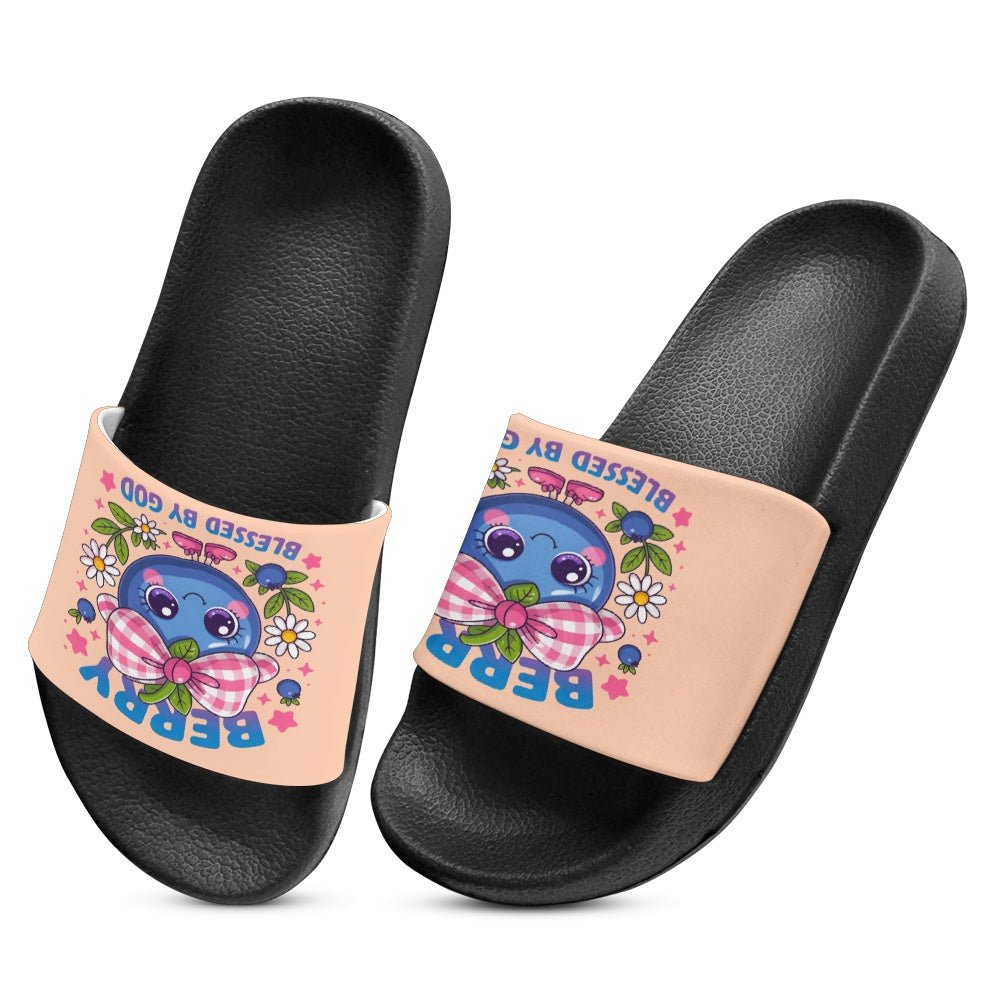 Berry Blessed By Him Christian Children's Sandals - ClaimedbyGodDesigns