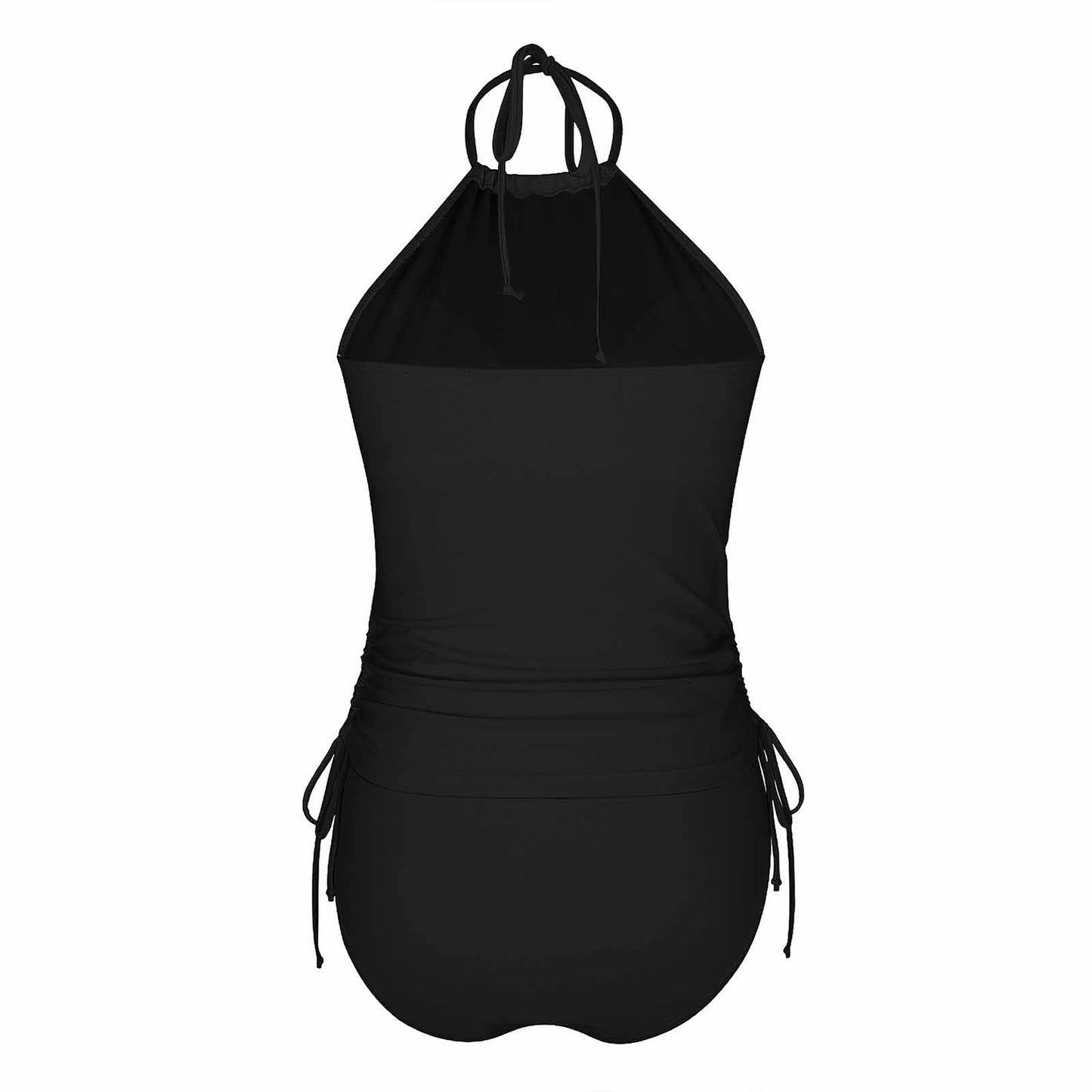 Keep Calm and Think WWJD Women's Christian Halter High Neck 2 - Piece Swimsuit Set - ClaimedbyGodDesigns