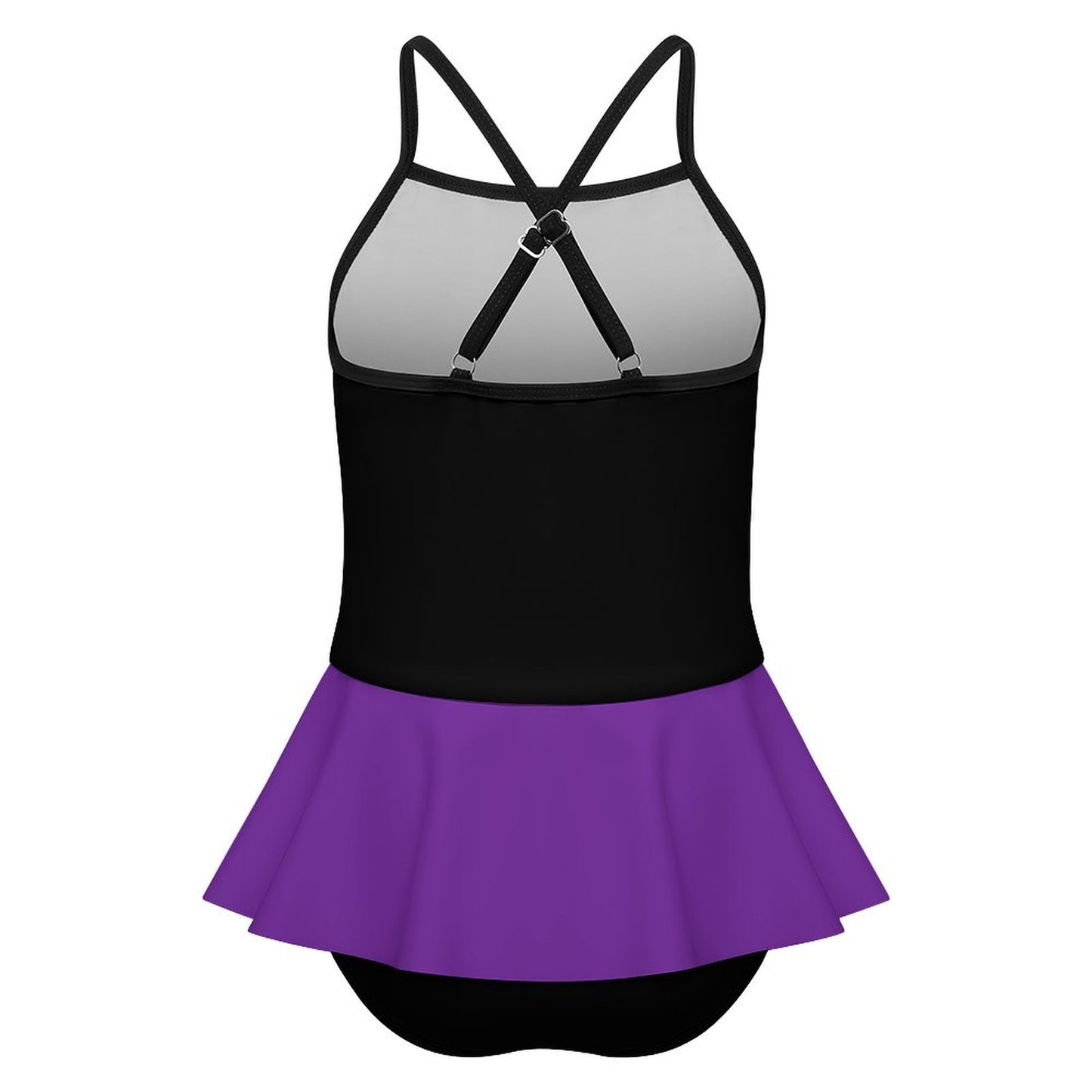 Turnip For Jesus Kids One‑Piece Ruffle Strap Christian Swimsuit