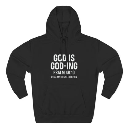 Faith - Inspired Fleece Hoodie | God is Good, Psalm 46:10, Cozy Gift, Spiritual Apparel, Inspirational Hoodie, Everyday Wear - ClaimedbyGodDesigns