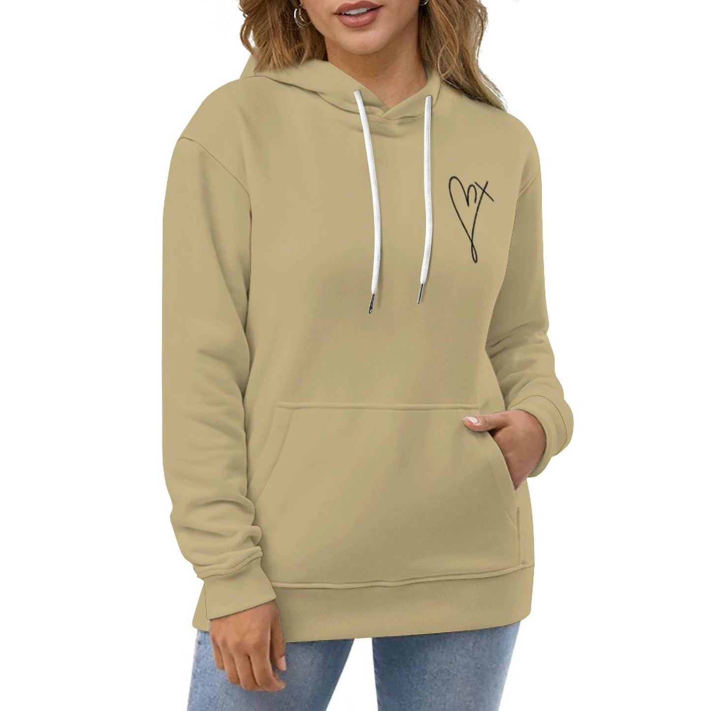 Jesus Has My Back Women's Christian Pullover Hooded Sweatshirt