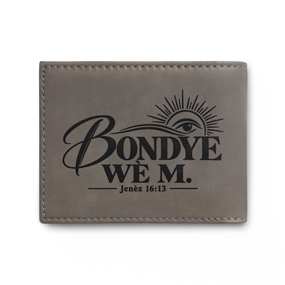 Bondye Wè M. Kreyòl Christian RFID wallet, view 8