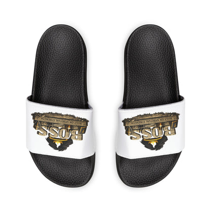 Slides — "BOSS" Logo Removable-Strap Men's Christian Sandals