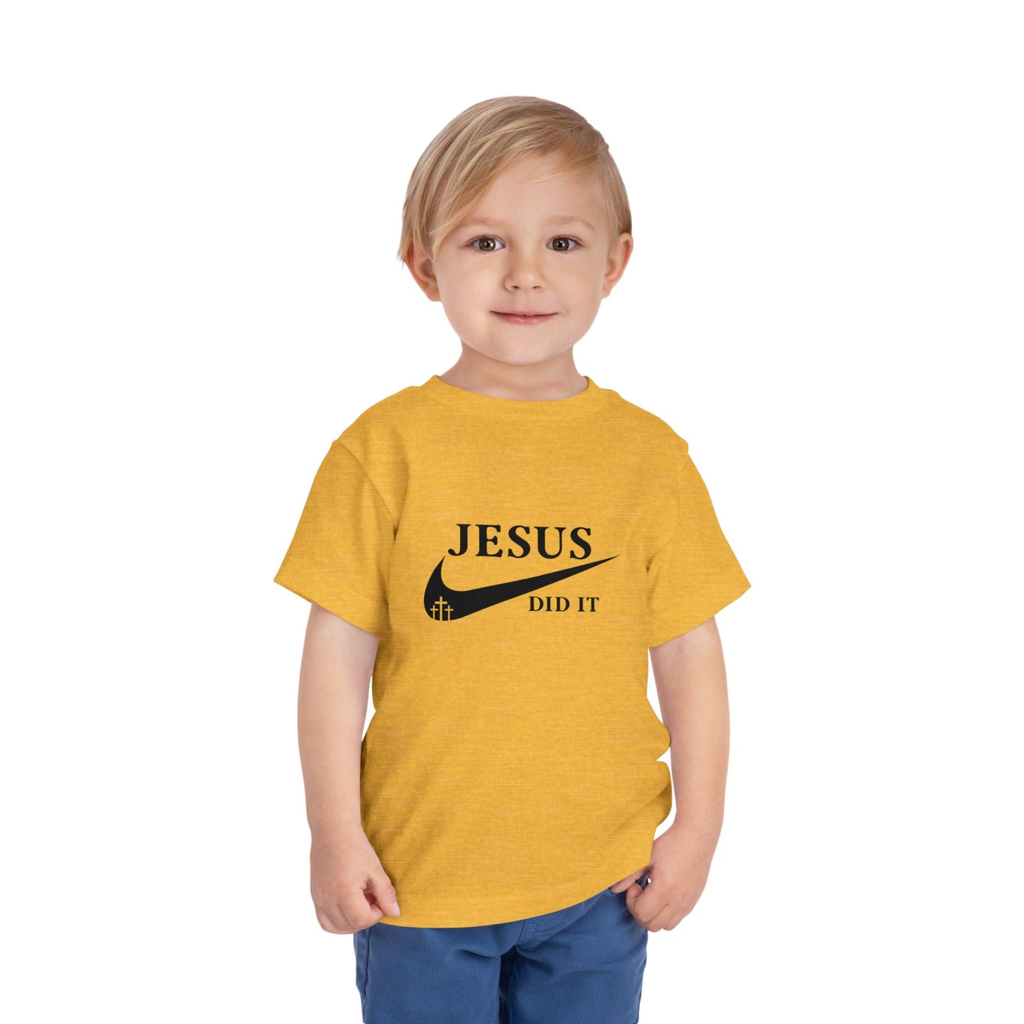 Jesus Did It (Nike reference) Christian Toddler T-Shirt