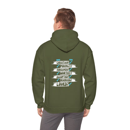 His Child Checklist Unisex Christian Hooded Pullover Sweatshirt