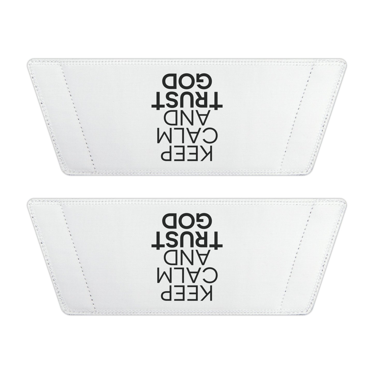 Comfortable Youth Sandals, Keep Calm and Trust Him Slides, Summer Footwear, Kids Casual Sandals, Faith - Inspired Summer Slides - ClaimedbyGodDesigns