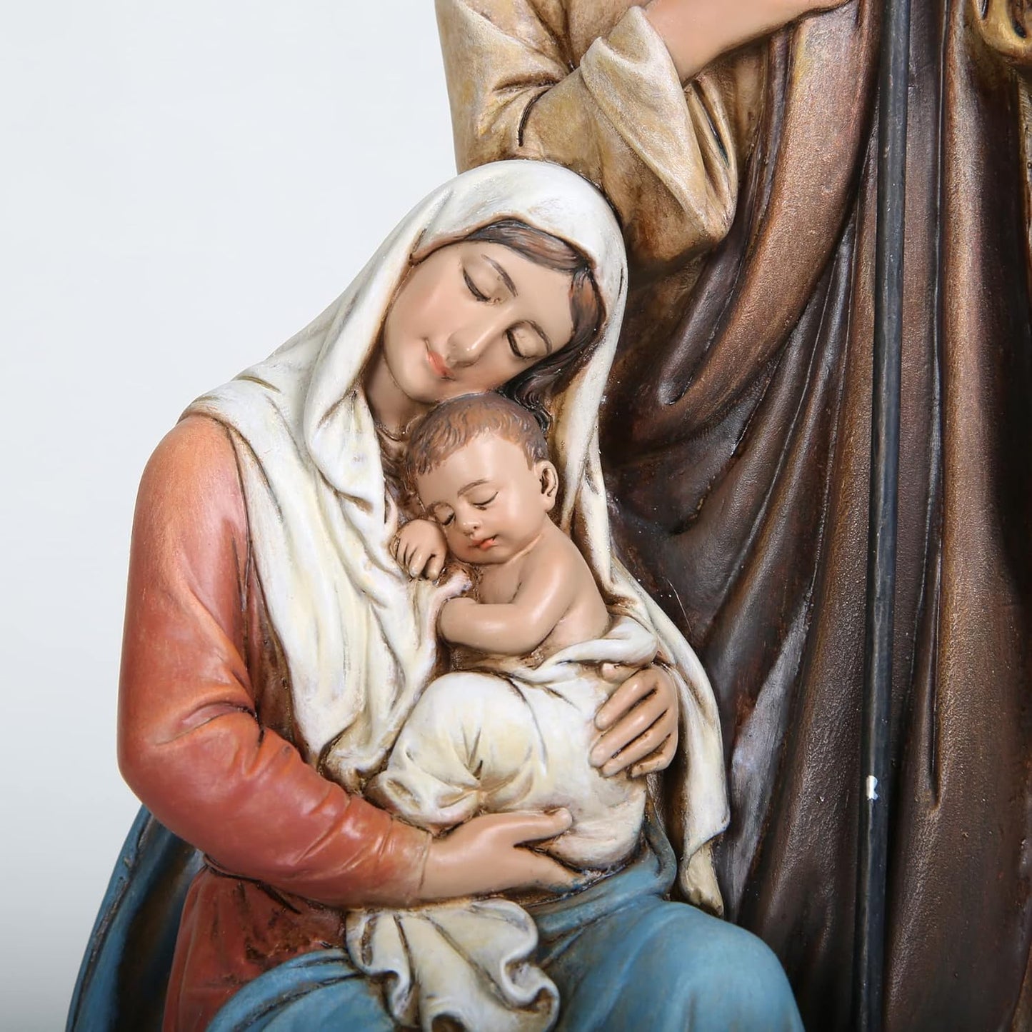 Holy Family Religious Figurine, 11 inch H, claimedbygoddesigns
