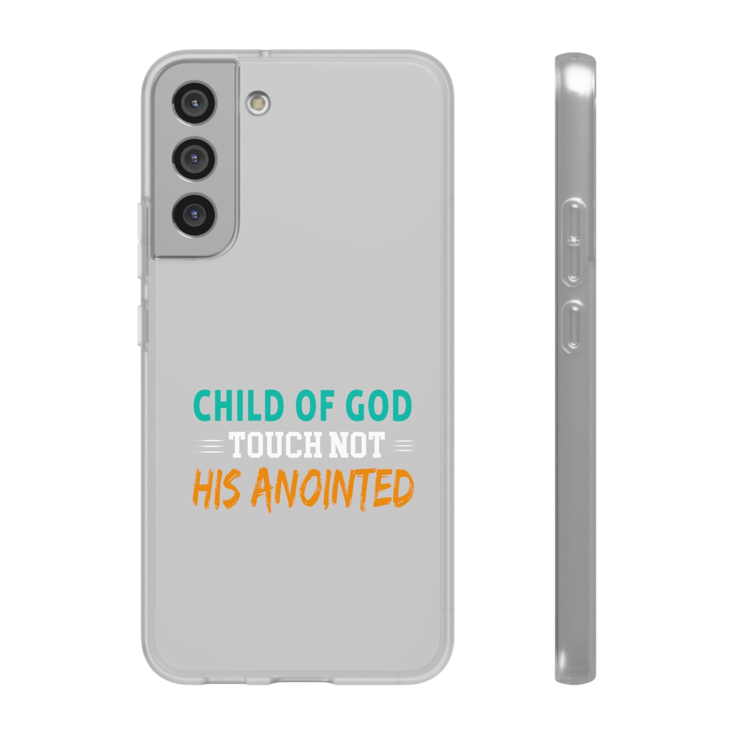 Child Of God Touch Not His Anointed Christian Flexi Phone Case Printify