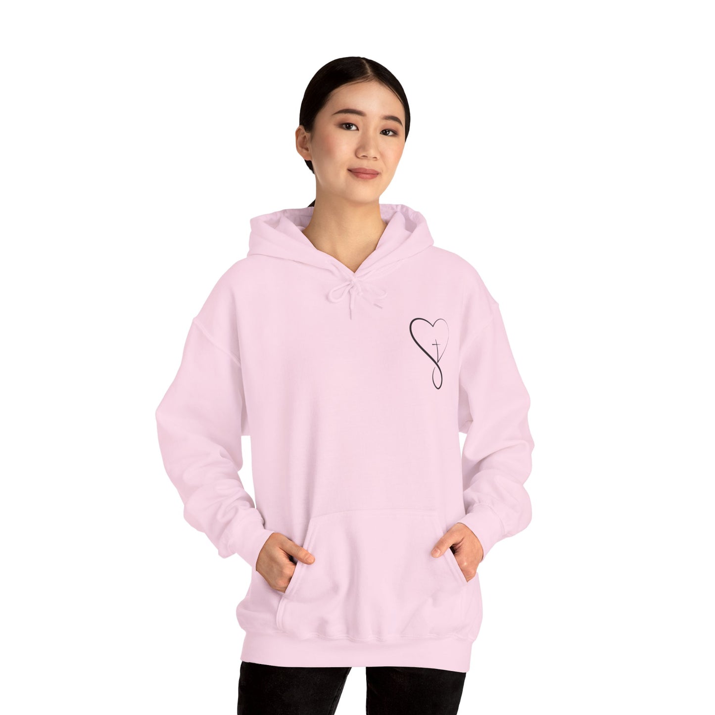 Chosen (angel wings) Women's Christian Hooded Pullover Sweatshirt