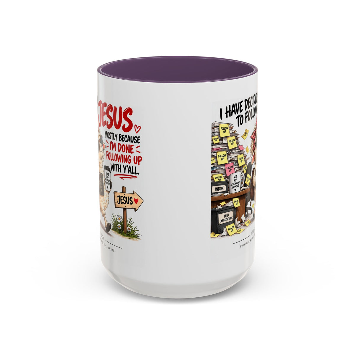 I Have Decided to Follow Jesus Coffee Mug (Christian Faith Ceramic Mug)