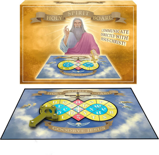 The Holy Spirit Board by Holy Spirit Games - Christian Religious Talking Board for Seance with Planchette claimedbygoddesigns