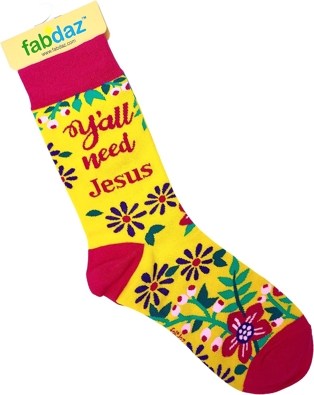 Y'all Need Jesus Funny Christian Socks Christian Gift Idea claimedbygoddesigns