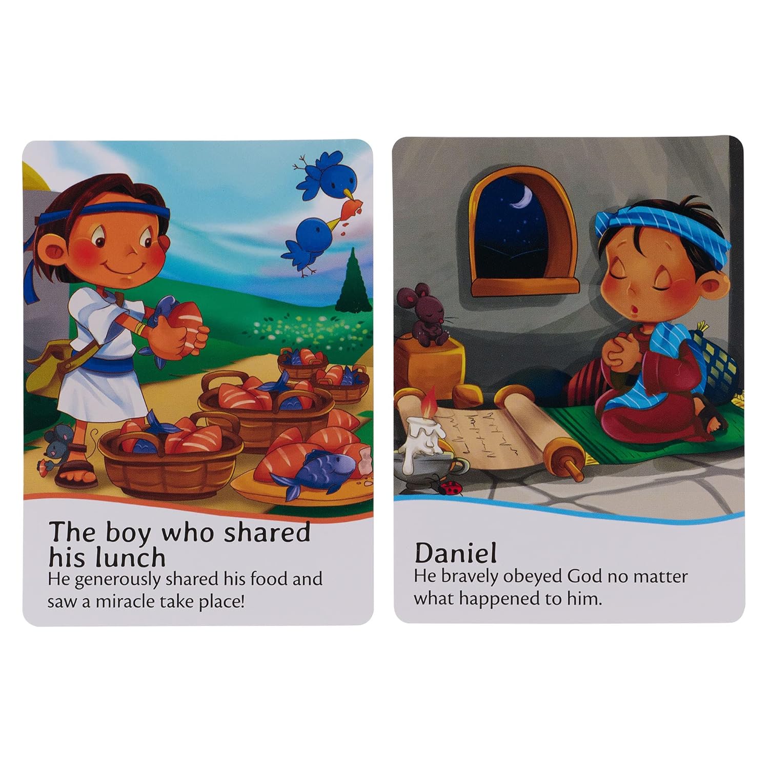 Snap! Children of the Bible Card Game, 48 Double- Sided Cards, Ages 5-8 Christian Game claimedbygoddesigns