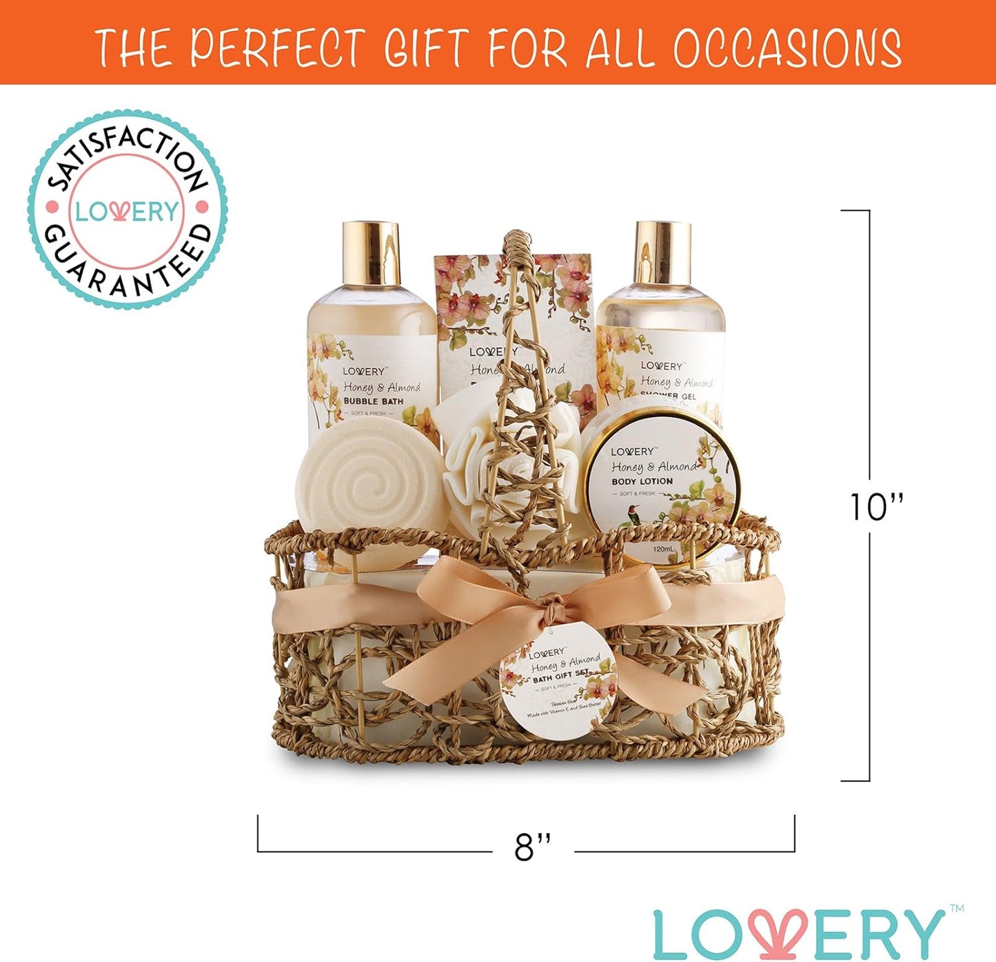 Honey & Almond Scent Handmade Weaved Basket Christian Mother's Day Gift claimedbygoddesigns