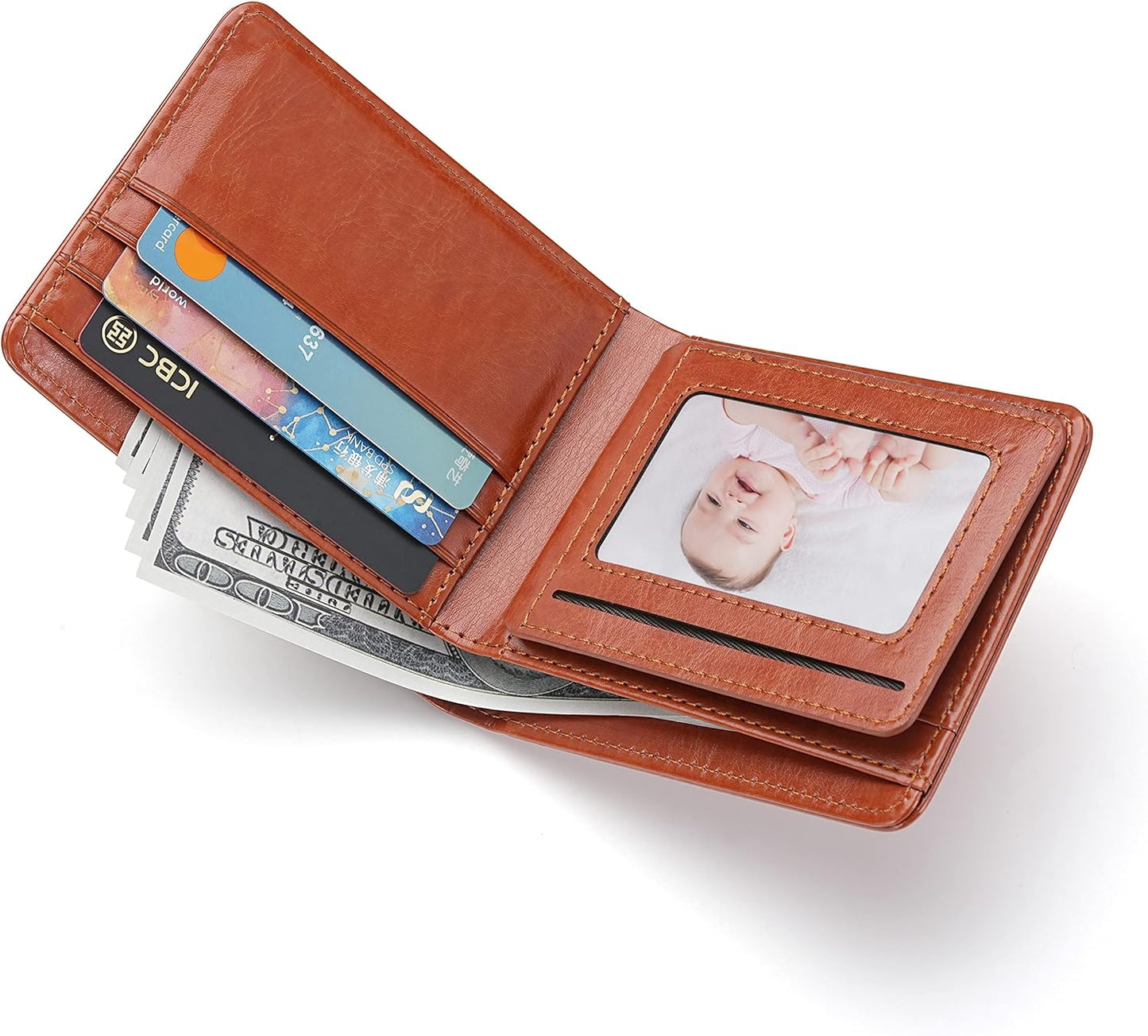 Blessed Is The Man Christian Leather Wallet claimedbygoddesigns