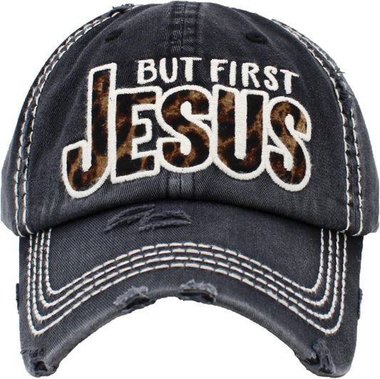 But First Jesus Christian Hat claimedbygoddesigns
