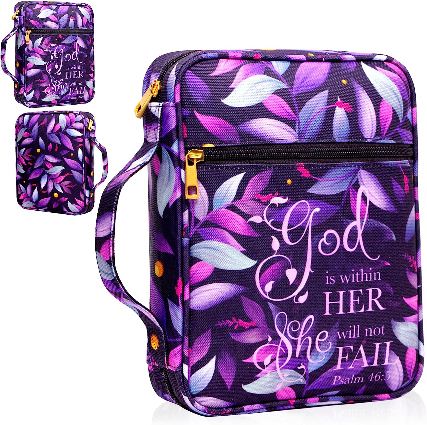 God is Within Her She Will Not Fall, Christian Bible Cover claimedbygoddesigns