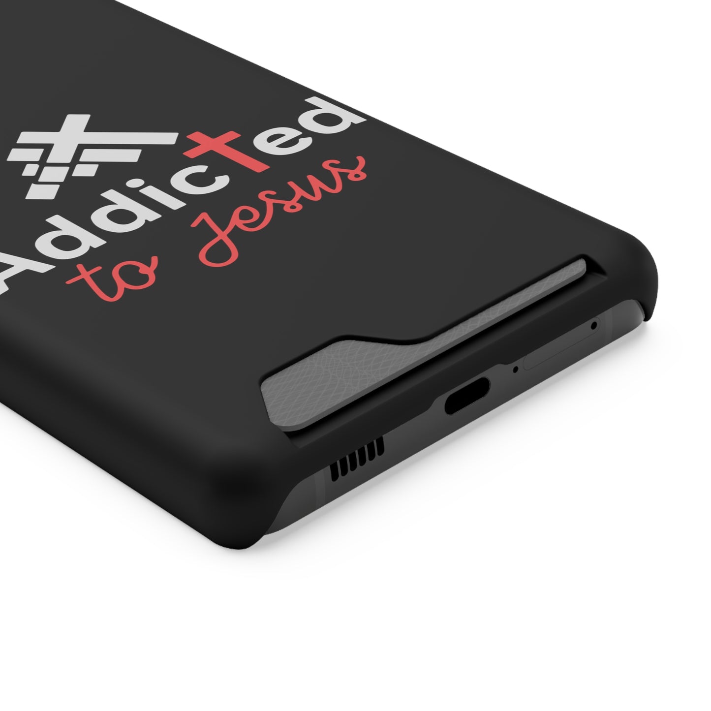 Addicted To Jesus Christian Phone Case With Card Holder Printify