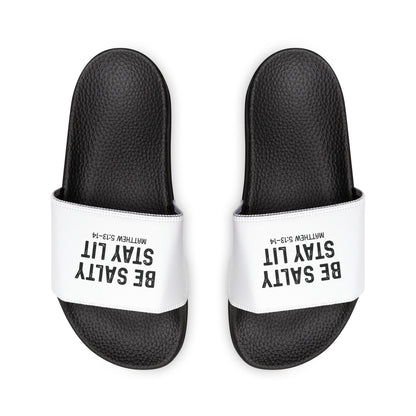 Men's Be Salty Stay Lit Christian Sandals - Casual Summer Footwear