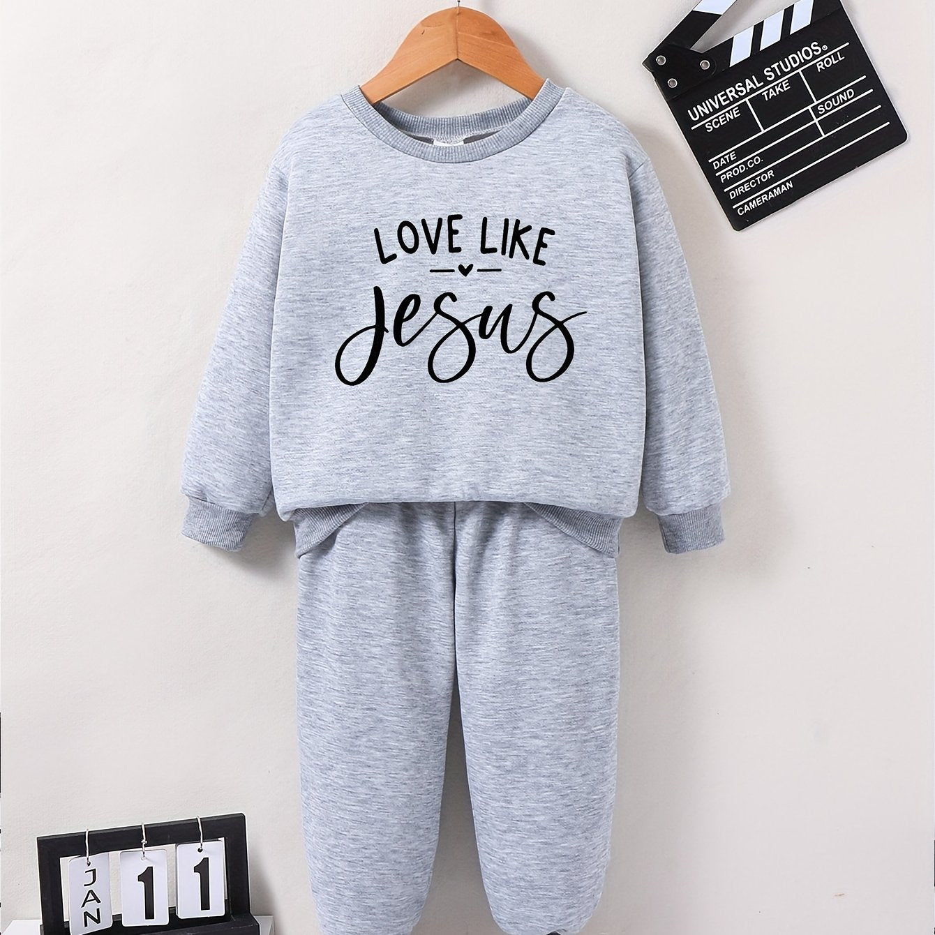 Love Like Jesus Youth Christian Casual Outfit claimedbygoddesigns