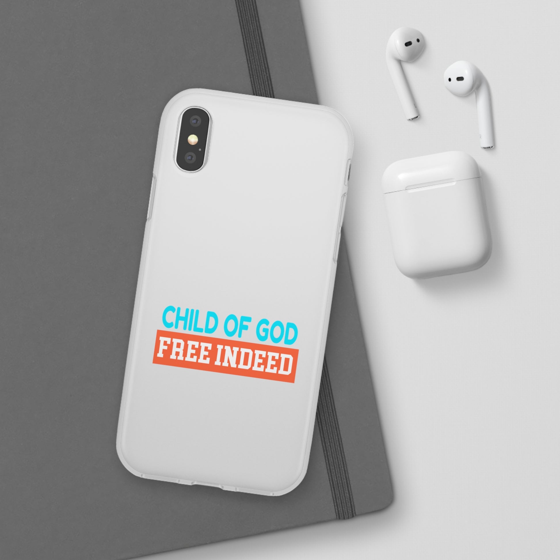 Child Of God Free Indeed Christian Flexi Phone Case Printify