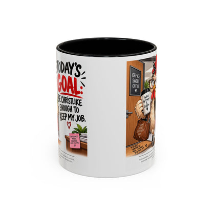 Today's Goal Christian Coffee Mug – Be Christlike Inspirational Bible Verse Mug