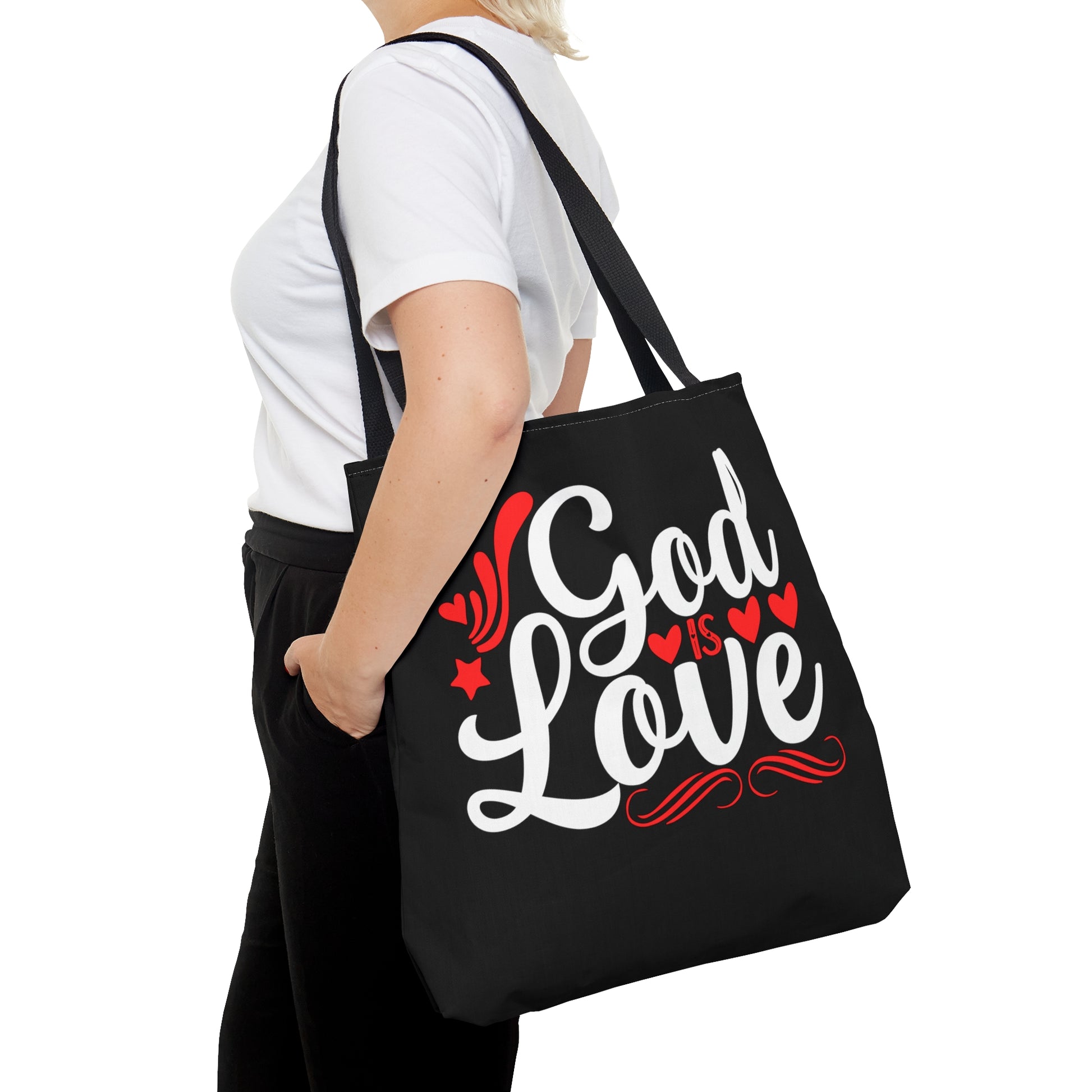 God Is Love Christian Tote Bag Printify